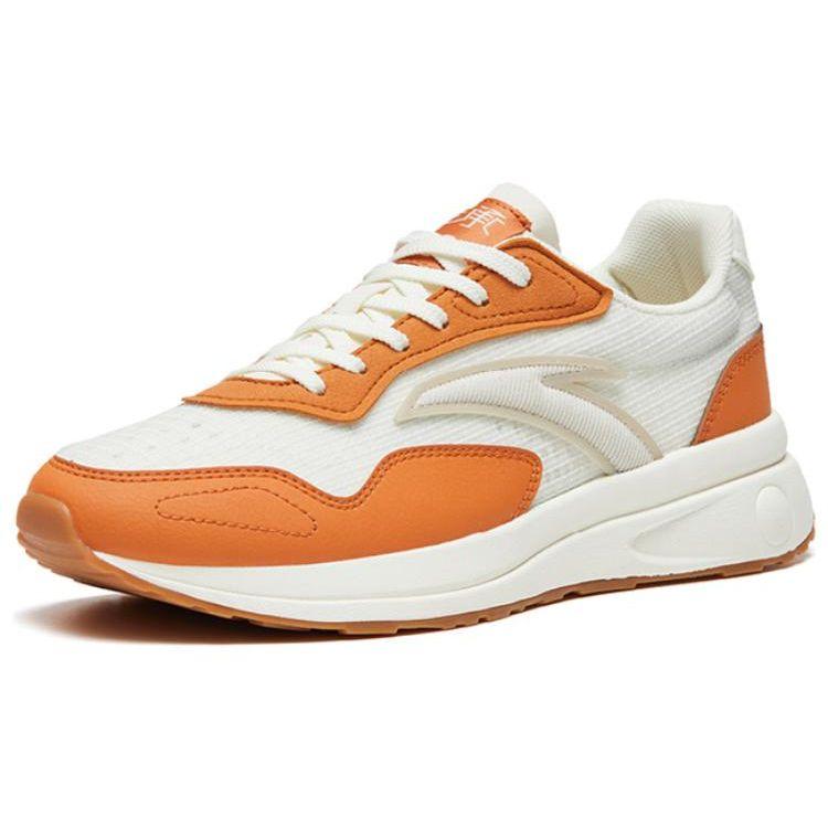 Anta Износостойкие дышащие кроссовки Lifestyle Series с низким верхом для спорта и повседневной носки для женщин, белые, коричневые, серые, 122328871-2