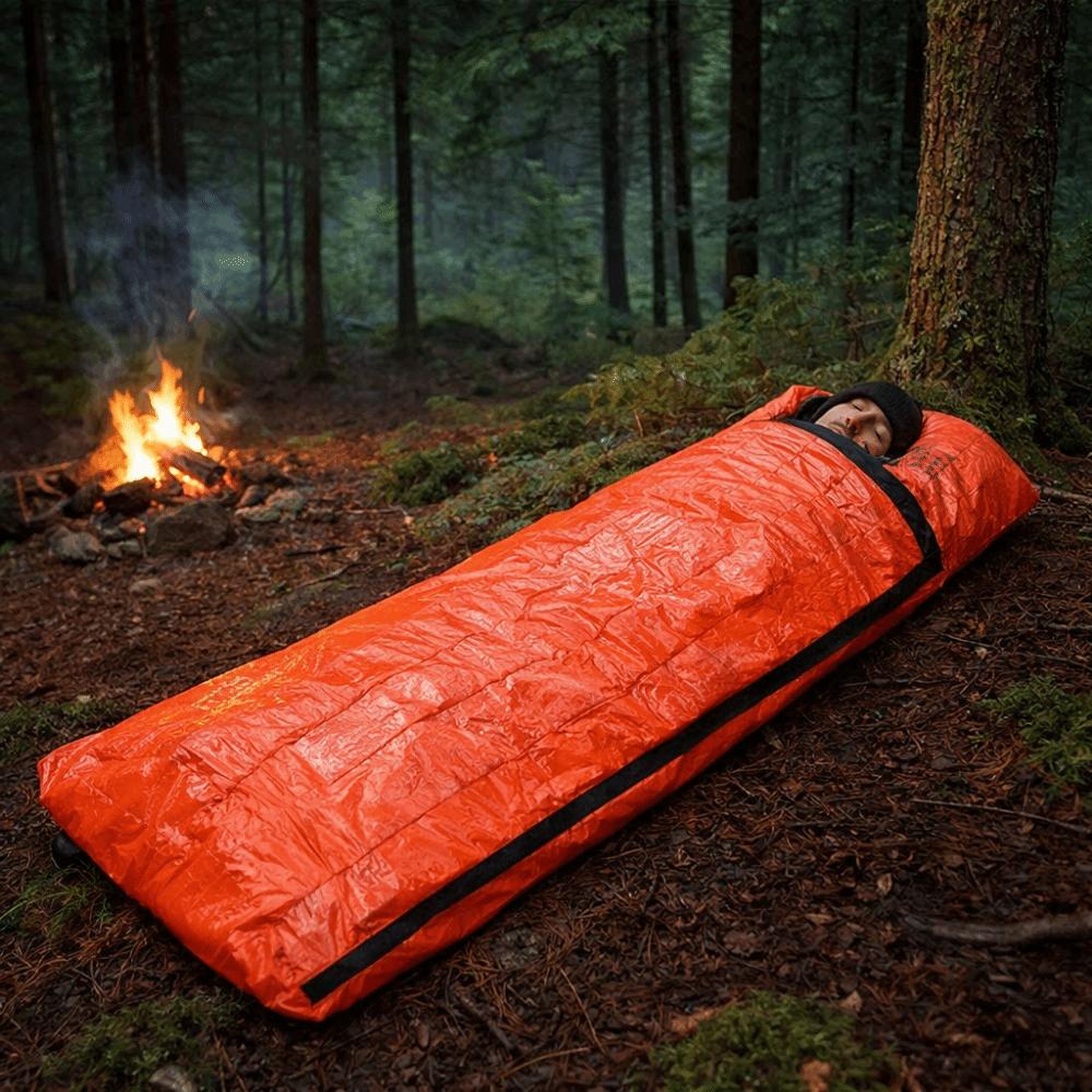 Portable Survival Shelter Bag Lightweight Thermal Sleeping Bag Survival Gear Thermal Sack  Hiking