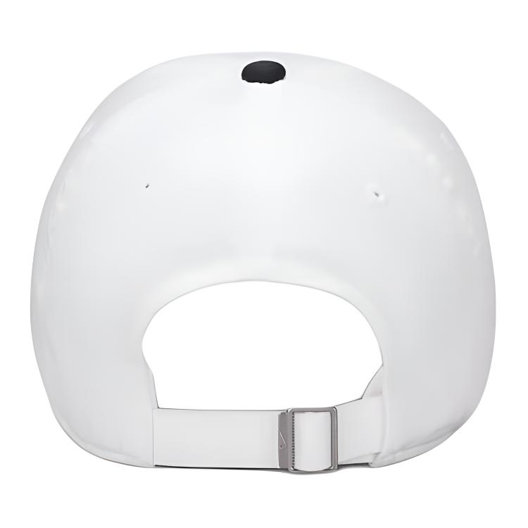 Nike Хлопковые бейсболки унисекс Белый/Черный FB5368-101