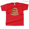 Unisexs Cotton Po Tay Toes Graphic Funny T Shirt Street Casual Style Tee for Unisex and Women