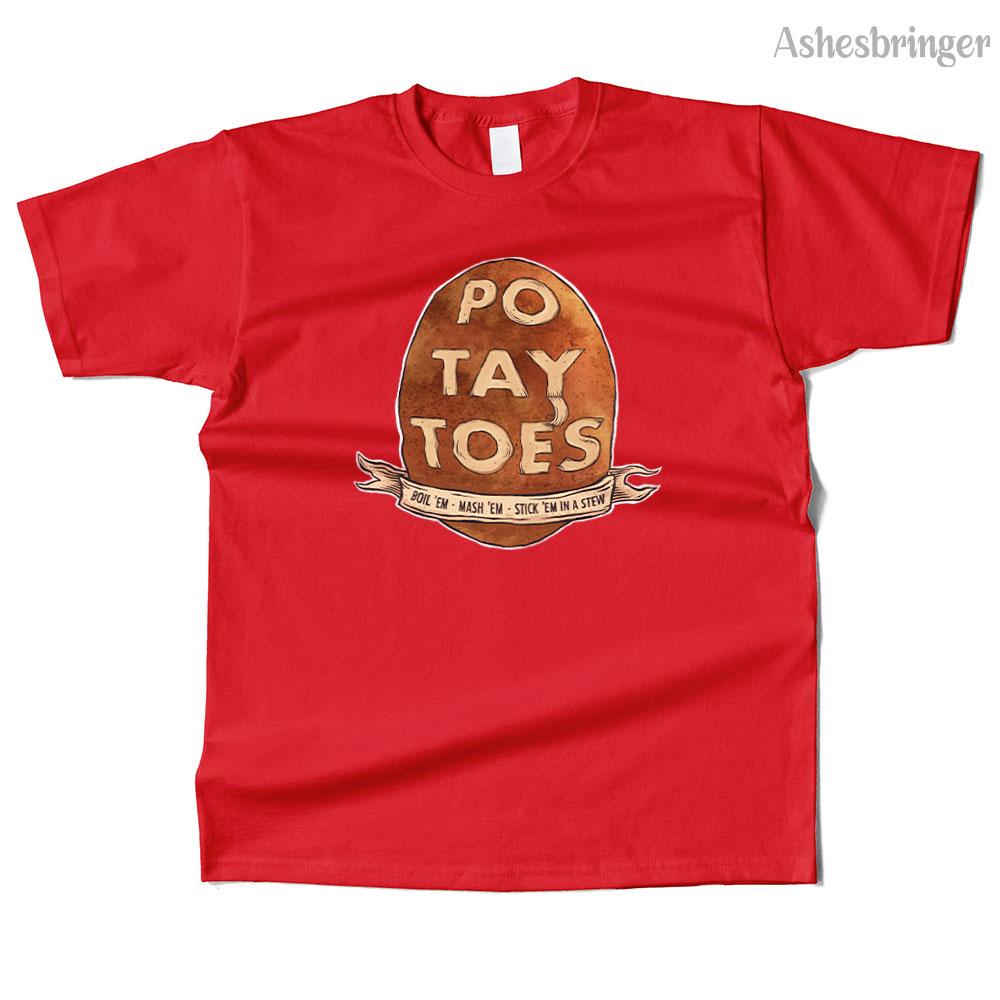 Unisexs Cotton Po Tay Toes Graphic Funny T Shirt Street Casual Style Tee for Unisex and Women