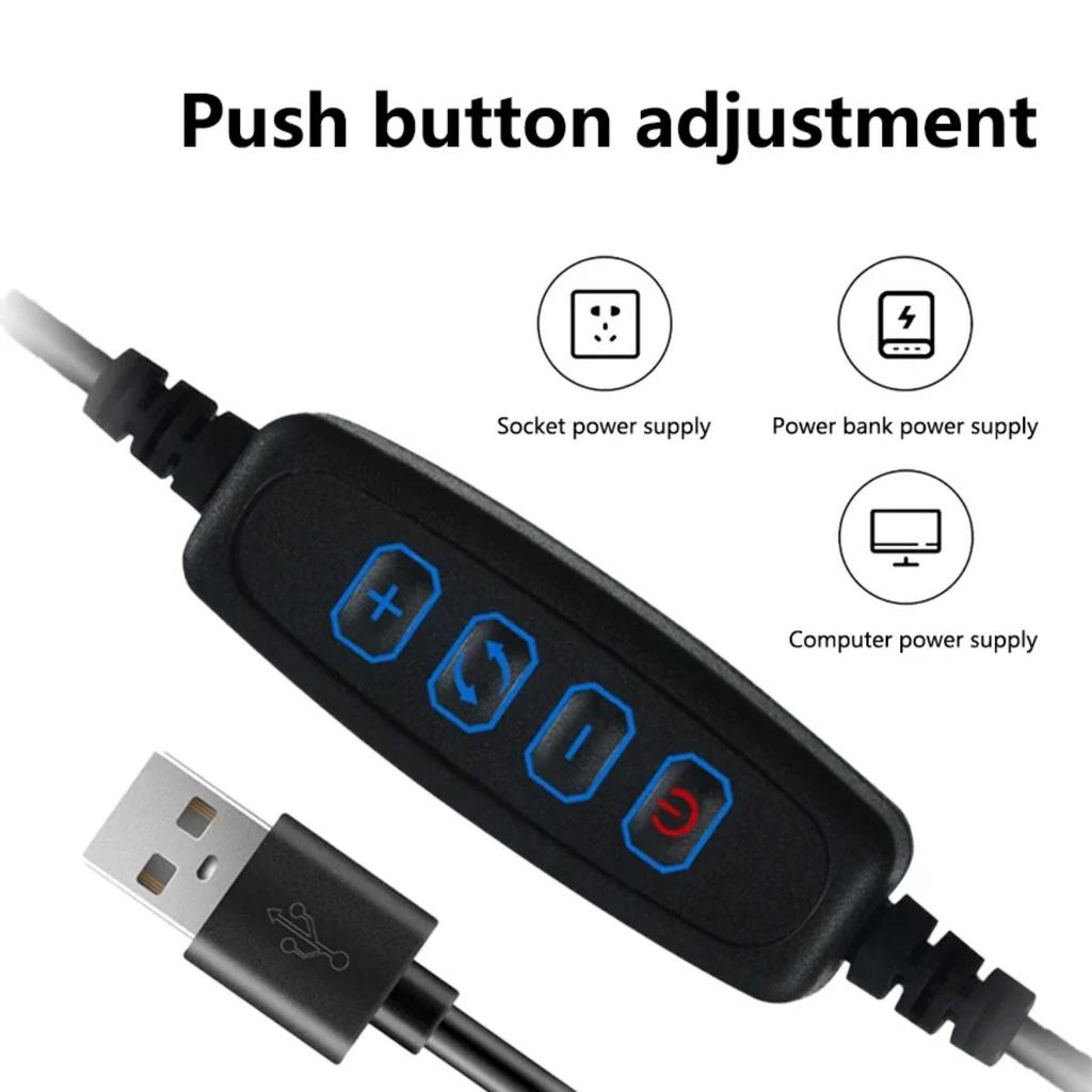 JOYBLISS USB Подключаемый Креативный Спиральный Светодиодный Ночник с Регулируемой Яркостью 3 Цвета Регулируемый для Гостиной Офисного Стола Прикроватный Декор для Спальни