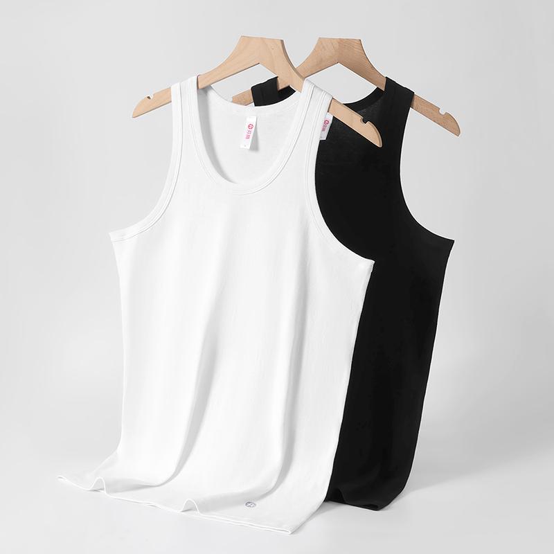 Fenteng [40S Xinjiang Cotton] 2-piece sports and fitness simple men's base vest, comfortable, breathable and sweat proof