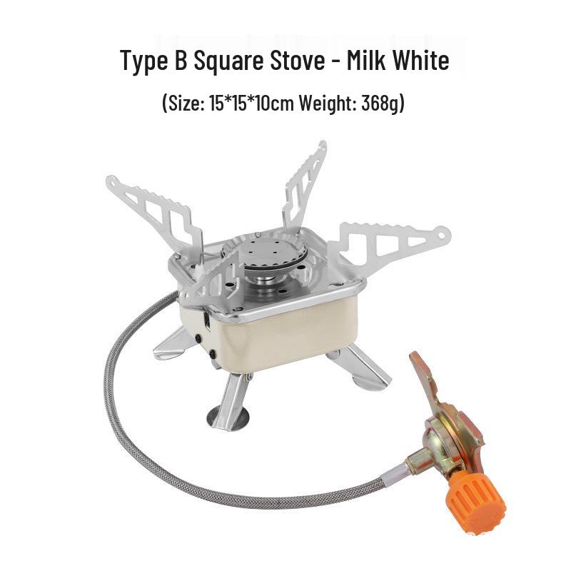 Mini Portable Foldable Outdoor Camping Stove with Square Burner
