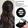 Soft Padded Flat Pancake Hair Claw Clip Non Slip Fashion No Trace Hair Clip for Women Sports Sleep Home