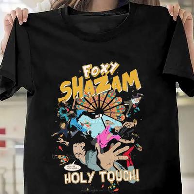 Винтажная футболка группы Foxy Shazam Holy Touch Унисекс Концертная S-5XL AC526 Унисекс Футболка