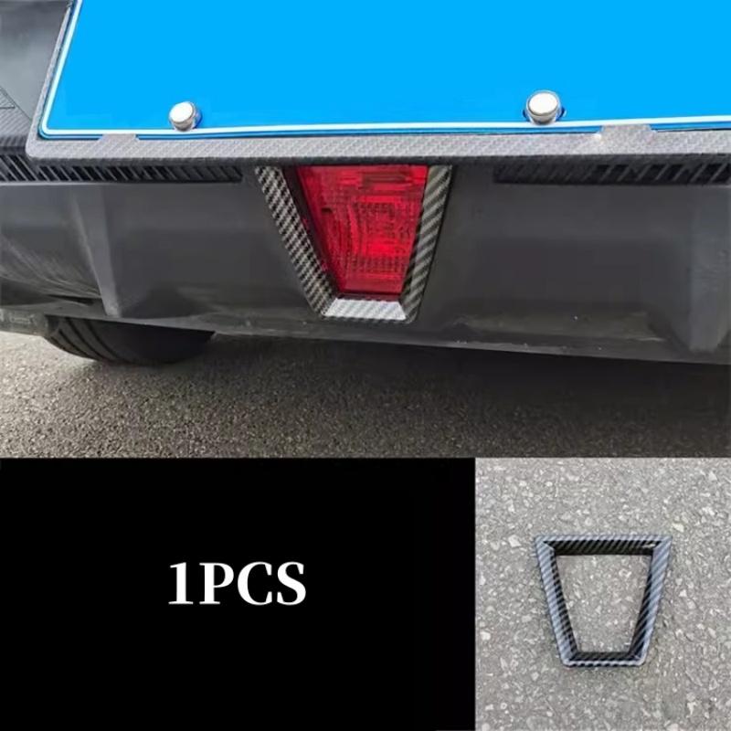 For Changan UNIV UNI-V Accessories 2022 2023 2024 ABS Carbon fiber Car Front Fog Light Cover Rear Lamp Decor Sticker Cover Trim
