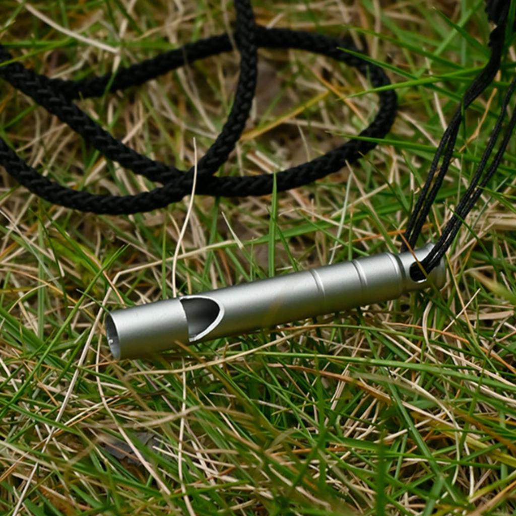 Outdoor Emergencies Whistles Portable Signal Whistles With Lanyard Training Whistles for Camping Hiking Sports