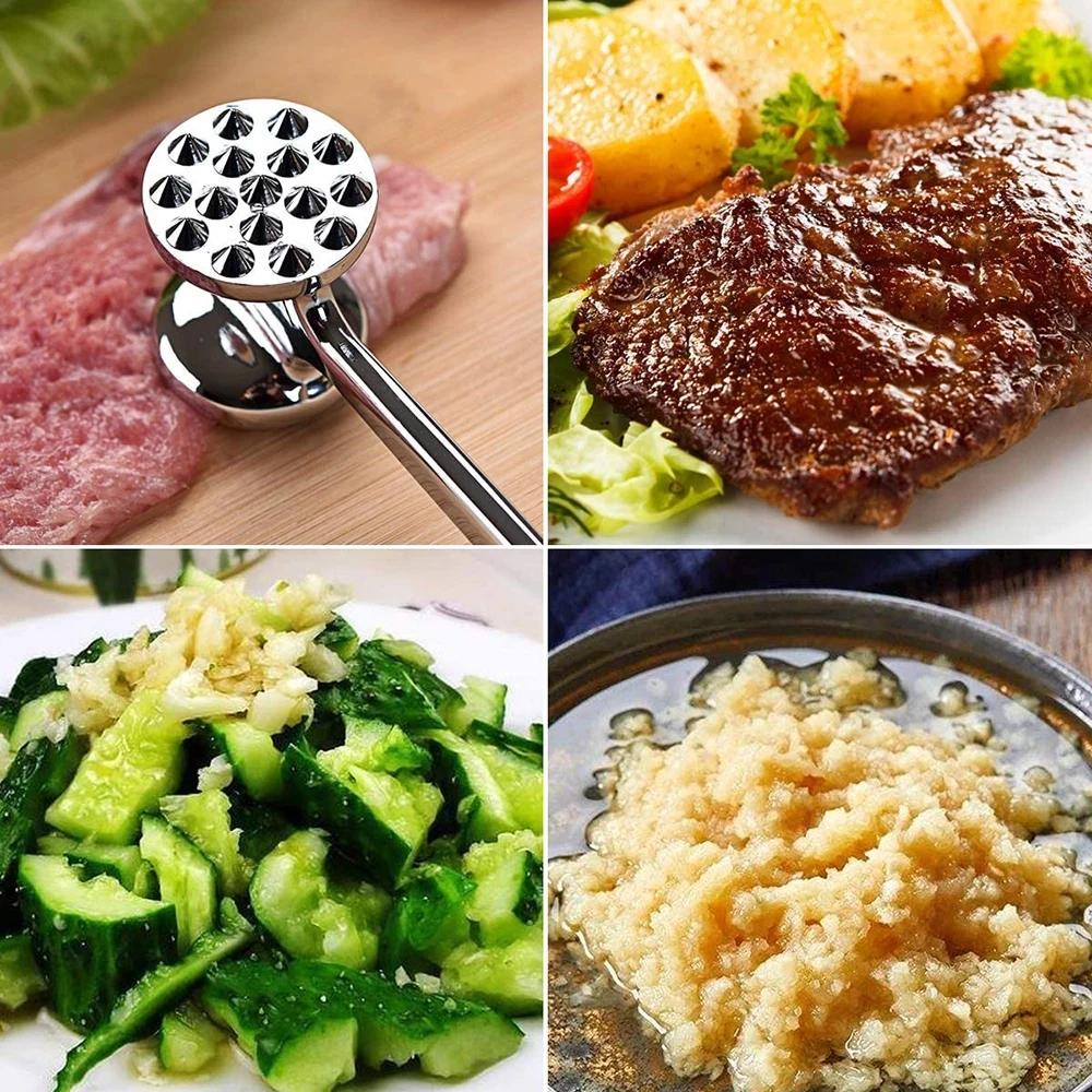 Meat Mallet Kitchen Tenderize Steak Beef Tool Meat Tenderizer Mallet Meat Tenderizer Stainless Steel Meat Tenderizer Needle