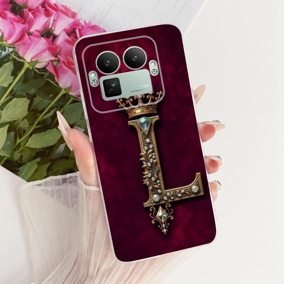 For Realme GT8 Case Realme GT 8 Pro Cover 2025 Fashion Letters Crown Capa Soft Silicone Bumper For Realme GT8 Pro RMX5210 Fundas