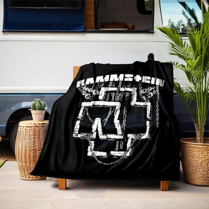 Till Lindemann, lead singer of the German heavy metal rock band Rammstein, blanket for warmth, home decoration for siesta, flannel blanket Y10