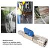Шаровой клапан для мойки высокого давления из нержавеющей стали 4500 PSI, шаровой клапан с быстроразъемным соединением, 3/8 дюйма