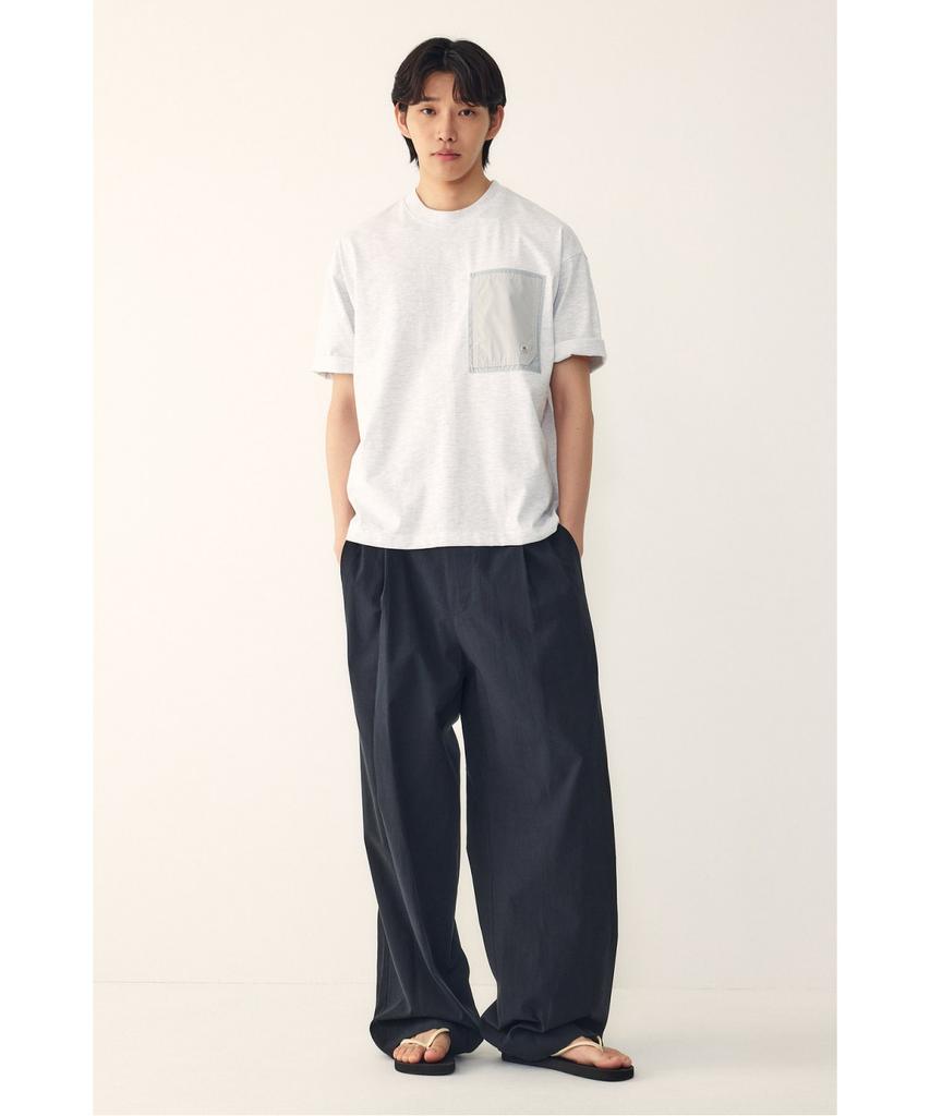 STUDIO TOMBOY [Men] Basic One-Pleat Elastic Pants _Black_9156231193