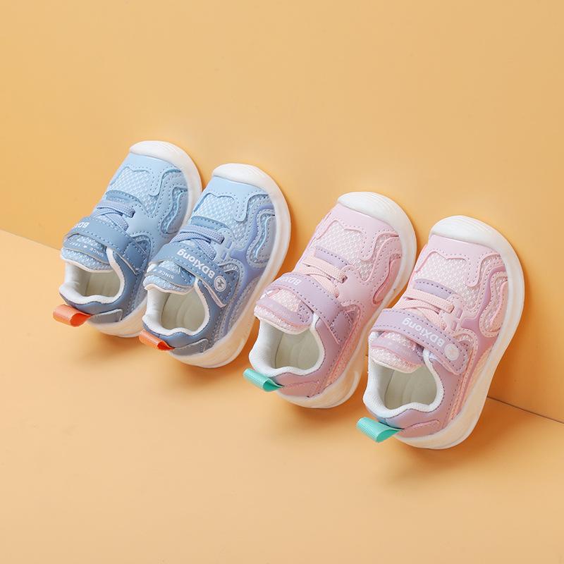 Обувь для малышей Обувь для мальчиков Весна и осень Мягкая подошва Дышащая детская обувь из сетки Функциональная обувь для девочек Tide