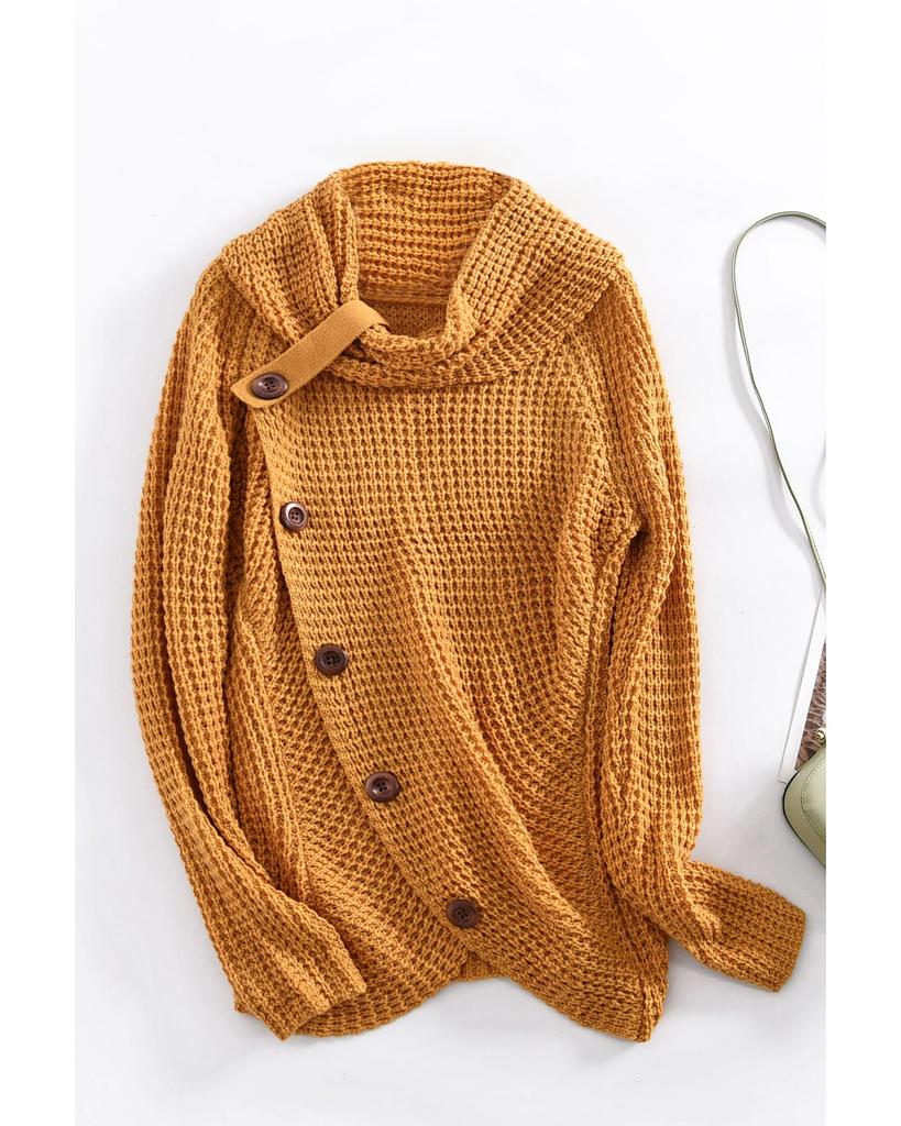 Azura Exchange Водолазка с запахом и пуговицами