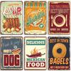 Food Metal Sign Kitchen Metal Poster Home Garage Man Cave Industrial Decor High-Quality Decorative Plate Metal Plaque