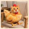 Creative Cat Chicken Shaped Plush Toy Soft Fluffy Stuffed Doll Non-Irritating Fabric Perfect for Home Decor Baby Shower Gift Option