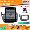 9,7-дюймовый вертикальный экран Tesla Android 12.0 автомобильное радио для Honda Fit Jazz 2007-2013 Carplay GPS навигация мультимедийный плеер