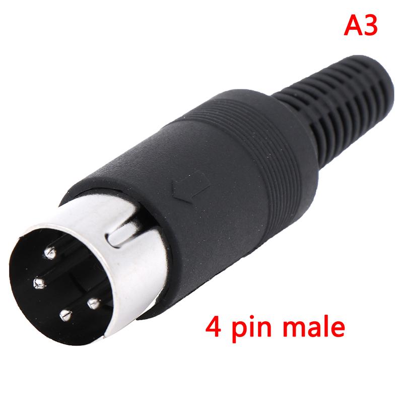 DIN Plug Socket Connector 3/4/5/6/7/8 PIN Male/Female Chassis Cable Mount