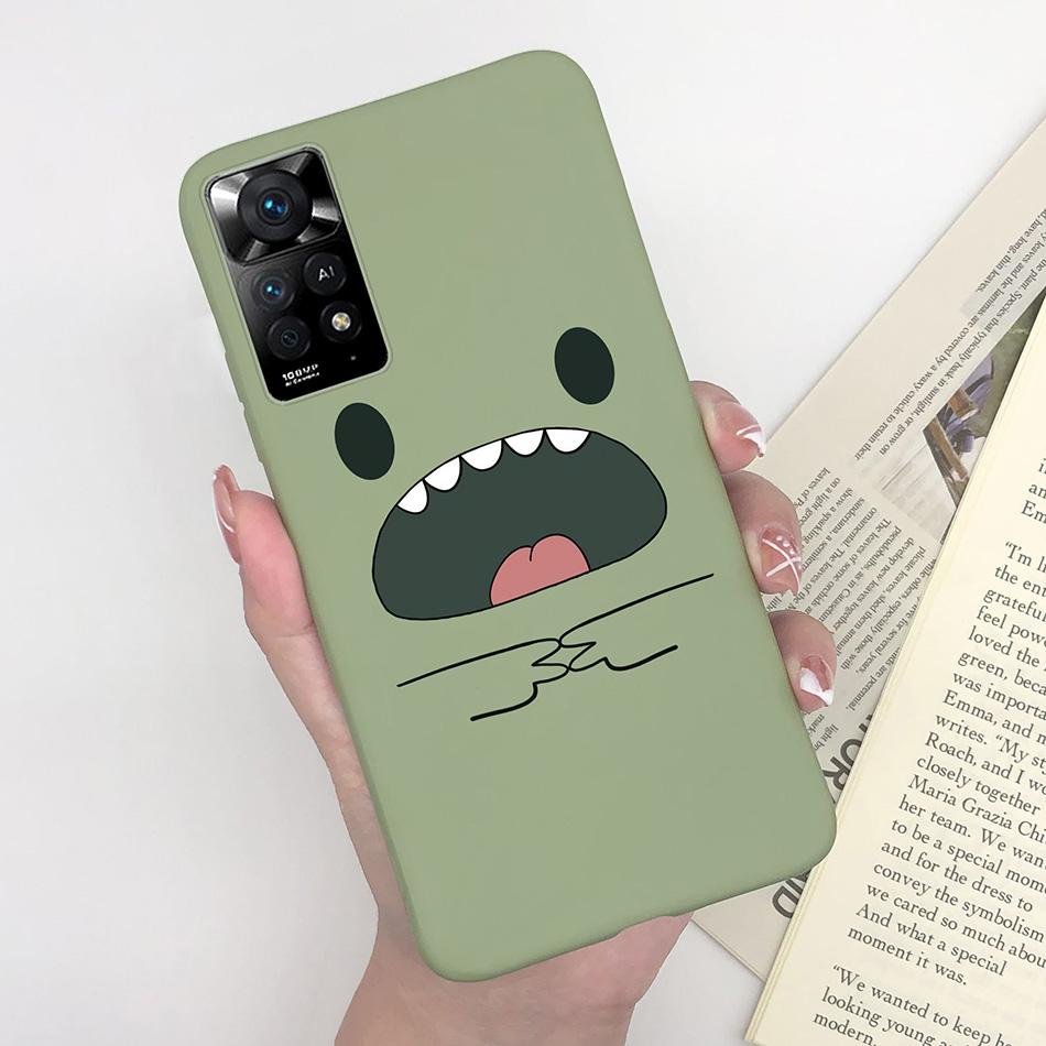 Чехол для телефона Xiaomi Redmi Note 11 Pro 4G 5G, милый узор с ромашками, мягкий силикон TPU, задняя крышка Funda для Redmi Note11 11Pro Coque