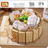 LOZ 1261 Morning Tea Dim Sum Shrimp Ravioli Steamed Dumpling Food Model DIY Mini Blocks Bricks Building Toy for Children No Box