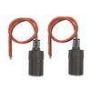Гнездо прикуривателя для автомобиля - 12В 24В Замена для автомобиля 1 фут Кабель прикуривателя Разъем Адаптер Зарядное устройство Шнур питания (2)