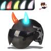Cute Devil Horn Bike Motorcycle Helmet Corner Double-sided Tape Resilient Plastic Headwear Rubber Llluminated Horns