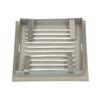 Grille de ventilation - KOTARBAU - 14 x 14 cm - Métal - Anthracite - Moustiquaire