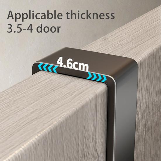 Дверная полка, двухслойная конструкция, прочная несущая способность, простая установка, многоцелевой крючок для вешалки