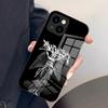 Черный Чехол для Телефона Ангел Смерти Демон Для IPhone 17 Pro Max 15 Pro 16 14 Plus 12 13 Mini 11 Pro Ударопрочный Стеклянный Чехол