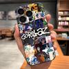Аниме Рок-группа Gorillaz Чехол для телефона Для iPhone 17 Pro Max 15 Pro 16 14 Plus 12 13 Mini 11 Pro Ударопрочный Мягкий Чехол