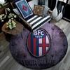 Custom Name Bologna FC2 Round Area Rug,Carpet Rug for Living Room Bedroom Sofa Playroom Decor,Non-slip Floor Mat