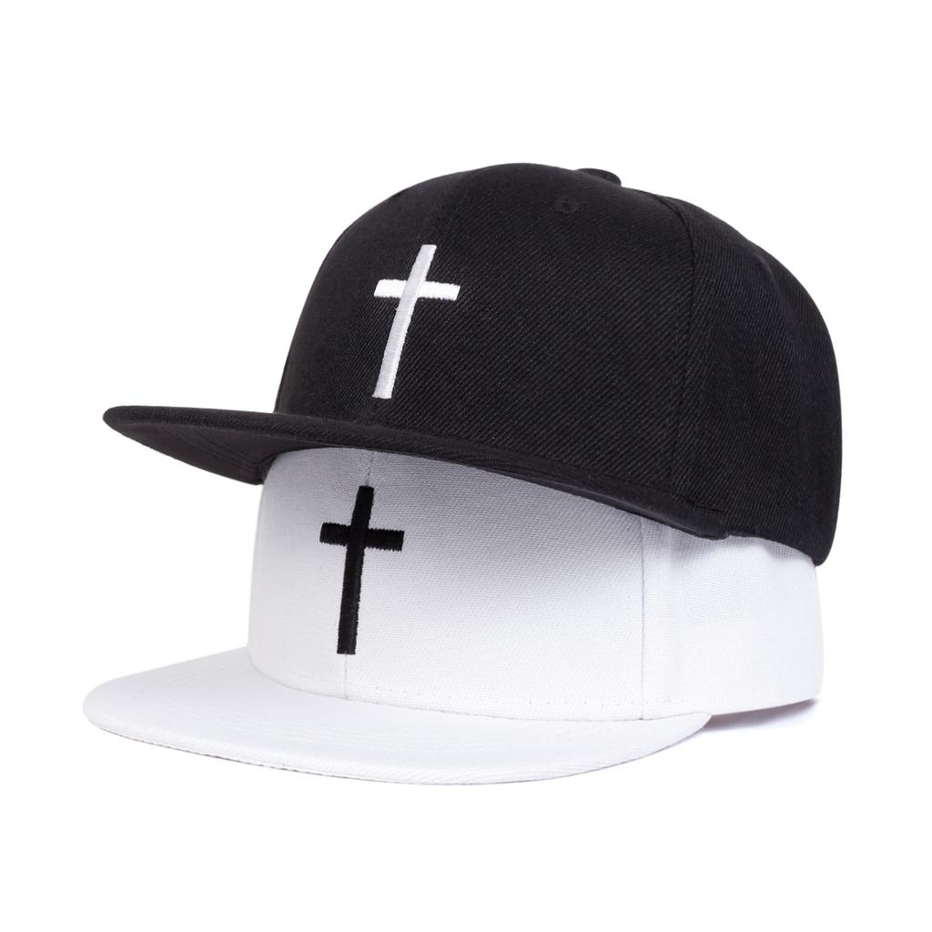 Children Cross Embroidery Adjustable Hip Hop Baseball Hat Spring Autumn Outdoor Leisure Hats Travel Accessories for Boys Girls