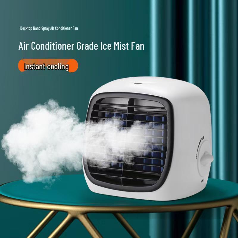 Portable USB Mini Desktop Air Conditioner Fan