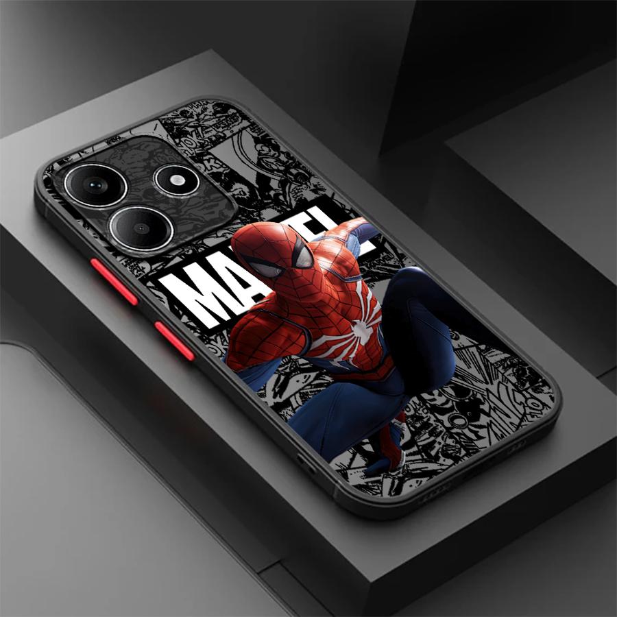 Чехол для Xiaomi Redmi Note 14 A4 13C 14C 10 13 Pro Plus 9S 12 11 Funda Чехол для телефона Человек-паук Герои Возвращаются