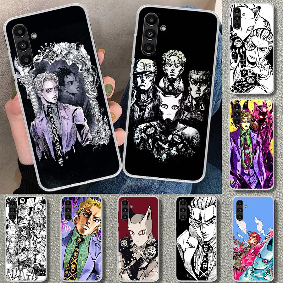 Чехол для телефона JoJo Кира Йошикаге Killer Queen для Samsung Galaxy A17 A16 A26 A36 A56 A57 A37 A15 A25 A35 A55 A14 A24 A34 A54