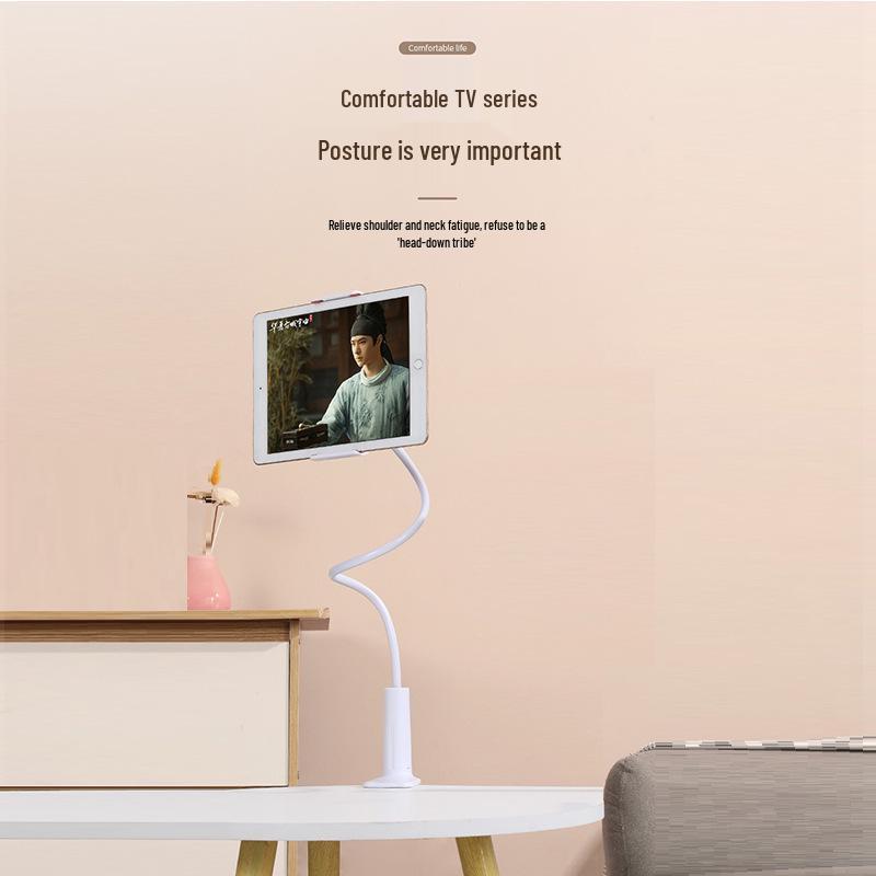 Universal Gooseneck Phone & Tablet Holder: Bedside, Streaming, Desktop Use