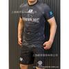 Mens Lightweight Wrestling Training Set Short Sleeve T-Shirt Shorts Sportswear Casual Athletic Outfit