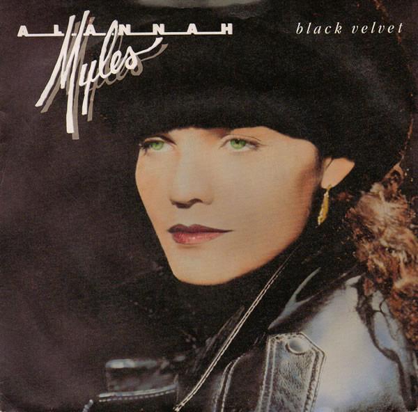7-дюймовая пластинка ALANNAH MYLES - Black Velvet A8742 Atlantic 1990 UK Рок Б/У