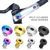 Bicycles Oil Cylinder Lid Bolts Set Fixed Screw Alloy Bicycles Hydraulic Brake Bolts Set For Bicycles Brake Lever Disc