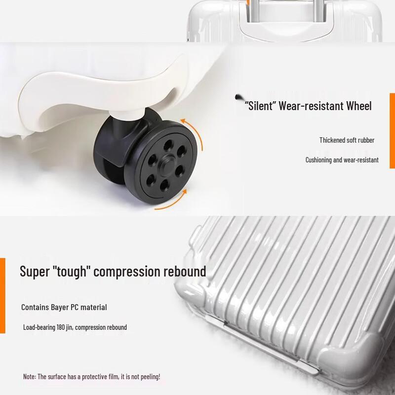 Li Shen Women's Durable Hardshell Luggage