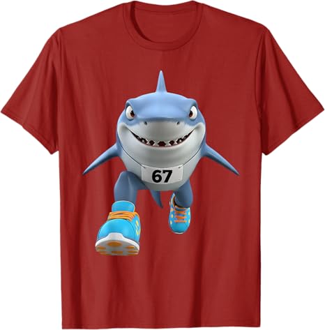 Funny Boys Fashion 67 Meme Tralalero Tralala Runner Italian Brainrot TShirt Novelty Gift Humorous AI Y2k Art Aesthetic Clothes