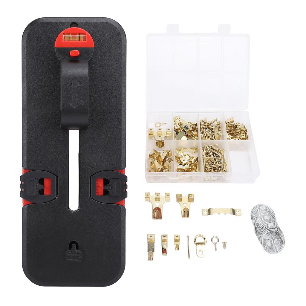 Комплект для подвешивания картин «Все в одном» Многофункциональная настенная легкая вешалка для рамок с выравнивающим инструментом Кейс для оборудования