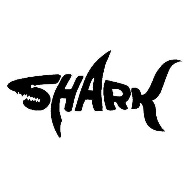 2 шт. Светоотражающие наклейки SHARK для ночи, водонепроницаемые и солнцезащитные, износостойкие и устойчивые к царапинам, для различных моделей автомобилей
