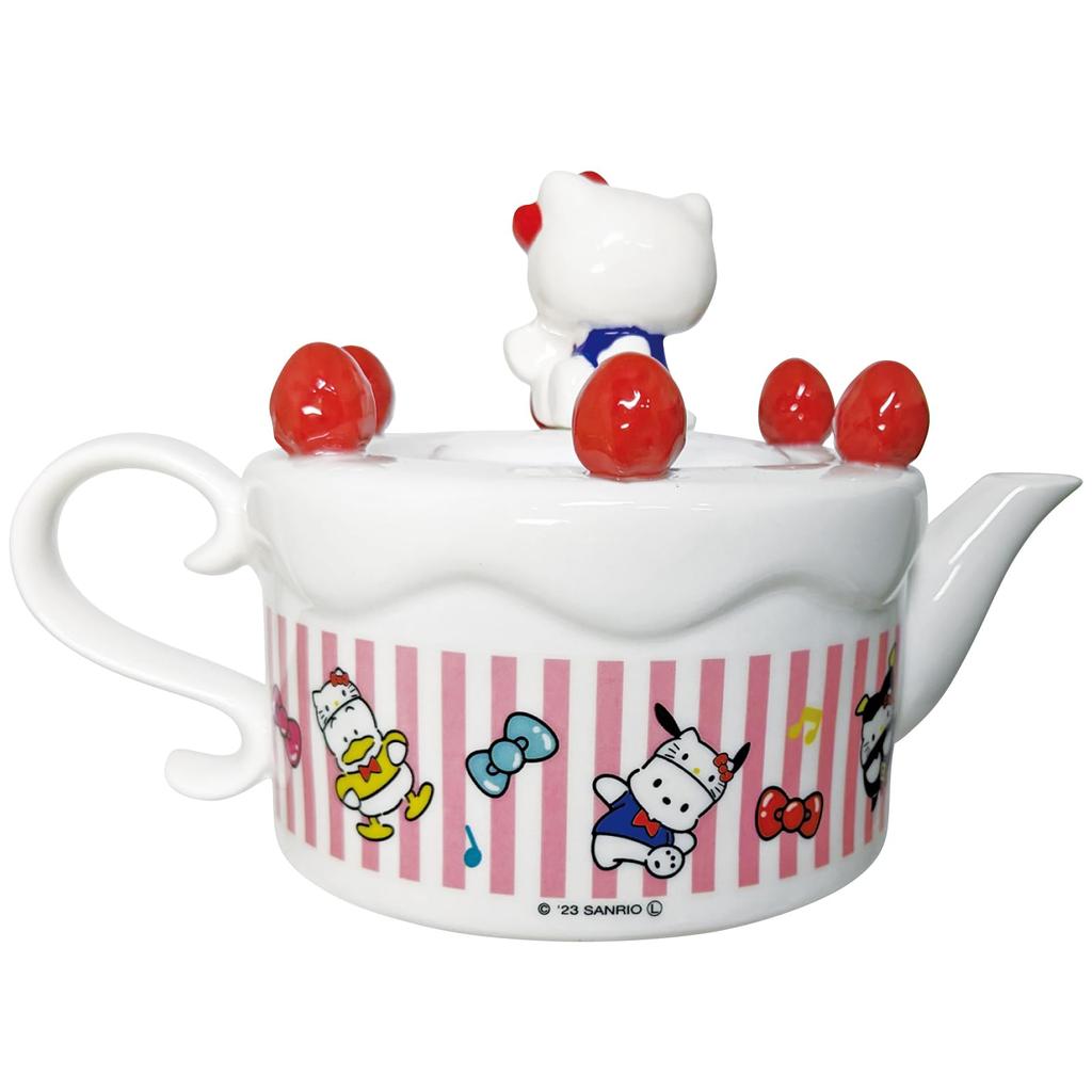 Sanrio Hello Kitty 50th Anniversary Pair Tea Set 2 Cake Mold Kitty Sanrio Goods Tableware SAN4364 (for People)