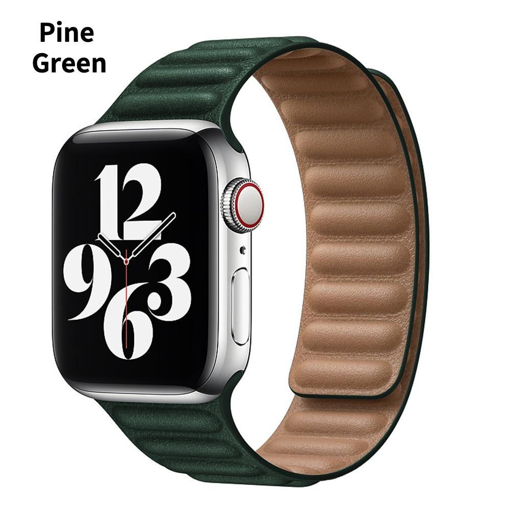 2023 Новый ремешок Link для Apple Watch 49 мм 44 мм 40 мм 41 мм 45 мм 42 мм 38 мм Магнитный браслет-петля для iWatch серии 3 5 4 SE 6 7 8 Ultra 49 мм ремешок