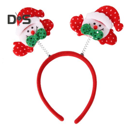 Рождественская повязка на голову с рогом оленя, повязка на голову в виде звезды Санта-дерева, праздничный обруч для волос, аксессуар для косплея для женщин и детей