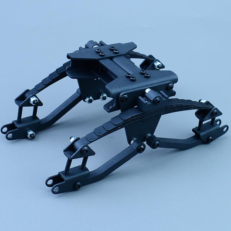 RC Truck Metal Rear Suspension Shock-absorbing Spring Kit for 1/14 Tamiya SCANIA 770S R620 VOLVO BENZ Arocs MAN TGX Car