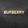 Burberry Vintage Check & Black Leather Wallet Crossbody Bag With Gold Hardware For Daily Use