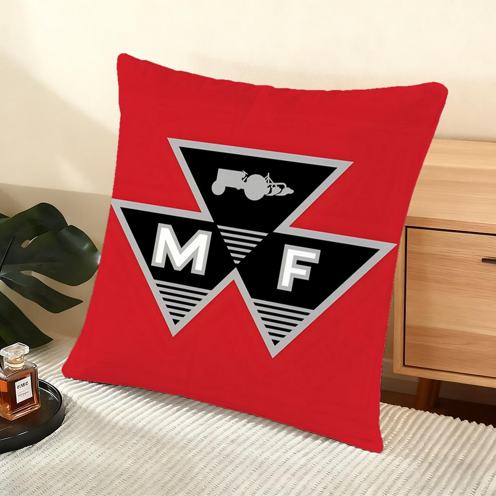 M-Massey F-Fergusons Cushion Cover Soft Short Plush Pillow Cover Smooth Cozy Texture Aesthetic Cushion Case Home Decor